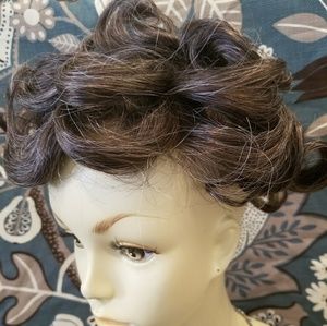 Toupee Human Hair color #2 w/80% grey #280